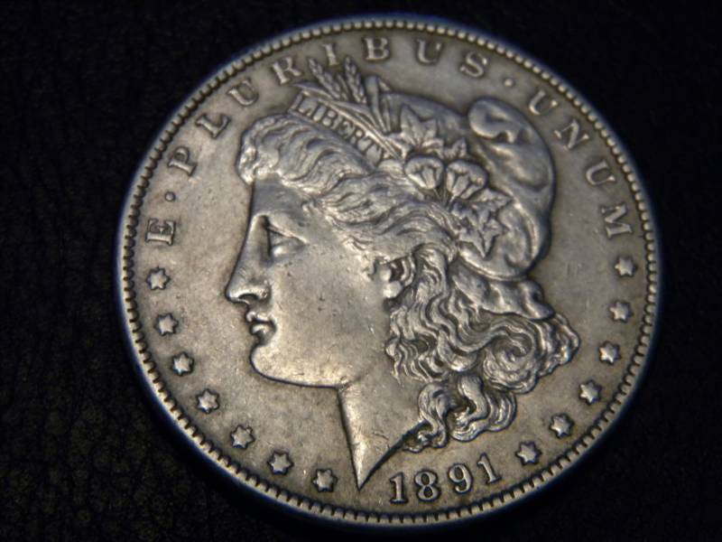 1891 S Morgan Silver Dollar