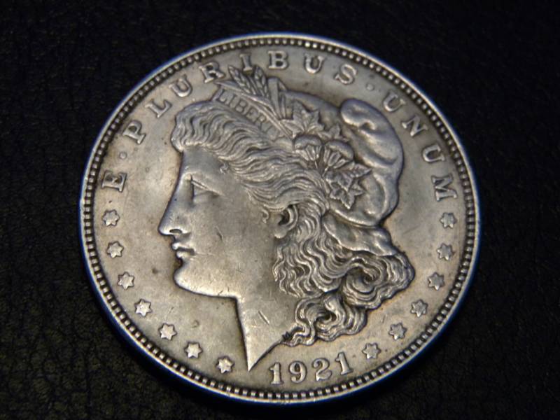 1921 D Morgan Silver Dollar
