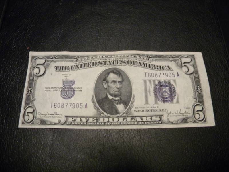 $5.00 Silver Certificate