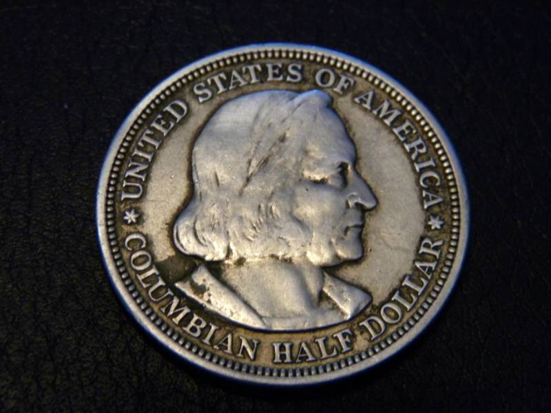 1893 Columbian Exposition Silver Half Dollar