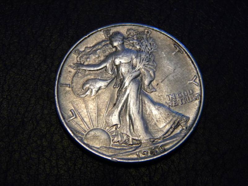 1946 Walking Liberty Silver Half Dollar