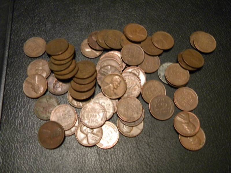 60 Wheat Back Pennies
