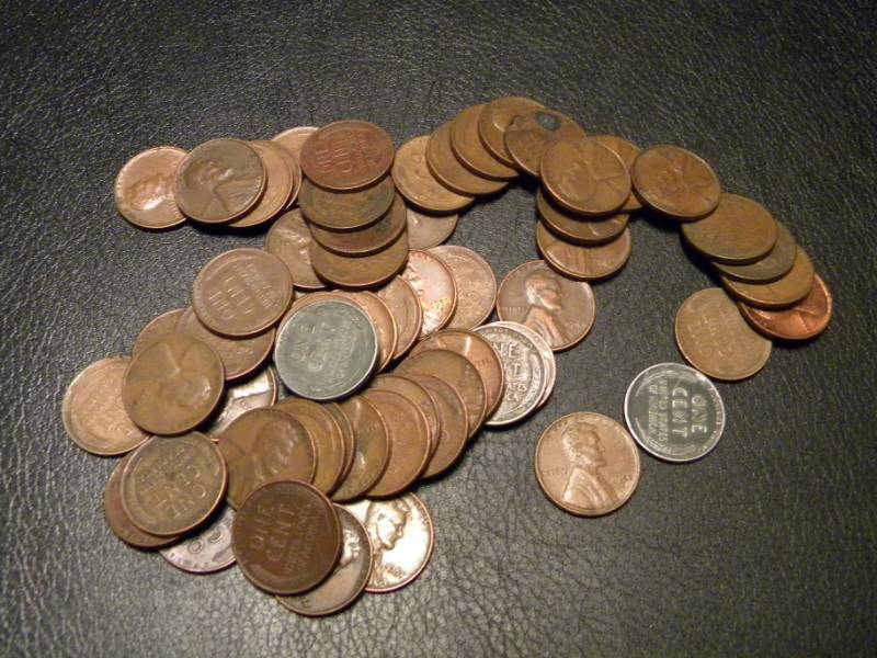 60 Wheat Back Pennies