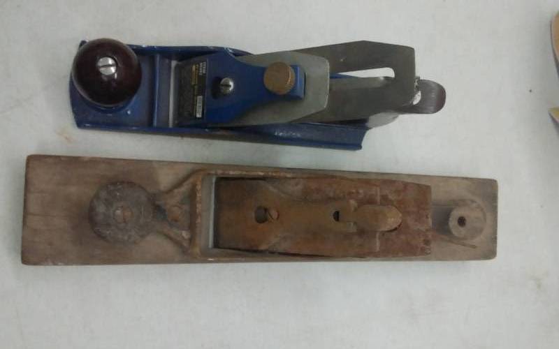 lot 34 image: 2-Planes 1-Old Wood, 1-Windsor Design