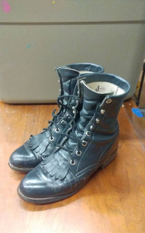 Justin Black Size 5