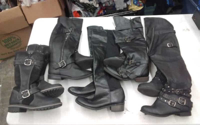 5 Pair Riding Boots Size 6