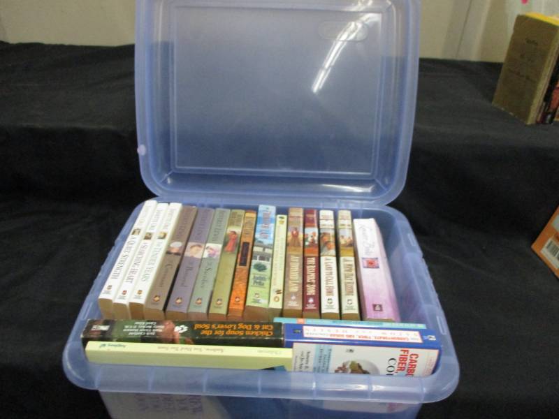 lot 40 image: Tub full of books