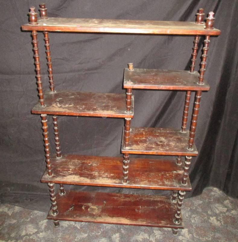 lot 98 image: Antique Tiered Shelf