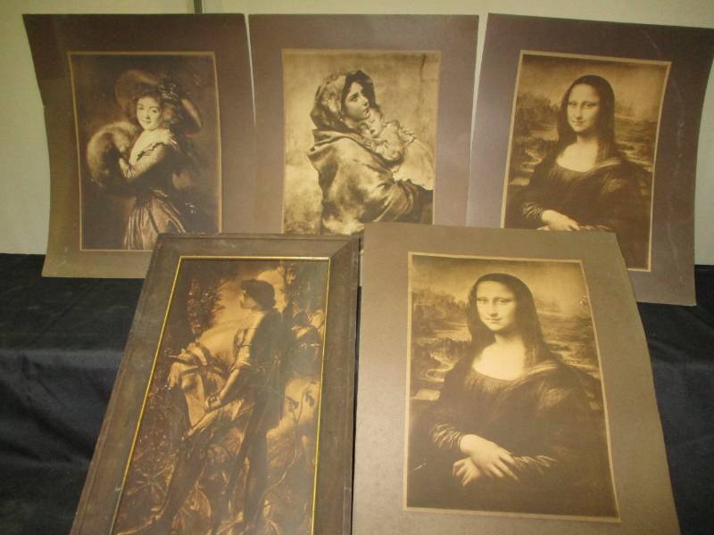 lot 140 image: Antique pictures