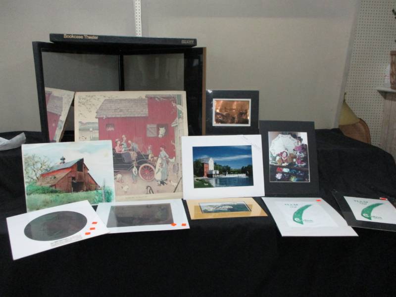 lot 143 image: Bookcase Theatre, Pictures and Frames