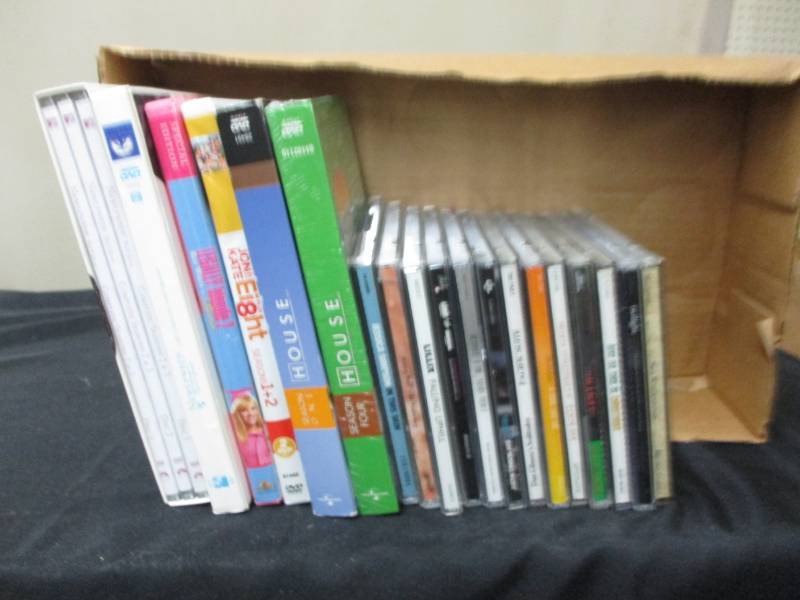 lot 195 image: DVDs and CDs