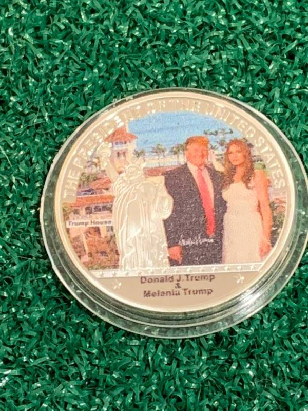 lot 22 image: Donald Trump Coin