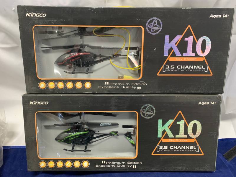 lot 26 image: Lot of 2 Remote Control Helicopters