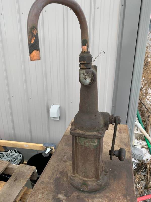 lot 45 image: Old Gas Station Self Serve Oil Pump  Tank