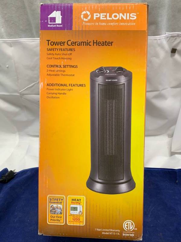 lot 53 image: Ceramic Tower Heater