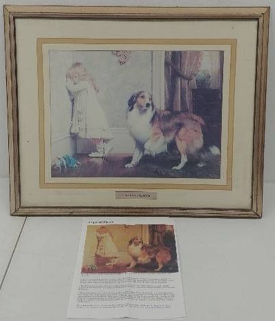 lot 33 image: A Special Pleader by Charles Burton Barber framed print