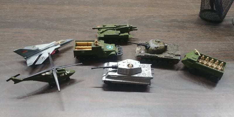 lot 37 image: Vintage Matchbox Battle Kings, metal diecast, date on bottom 1974