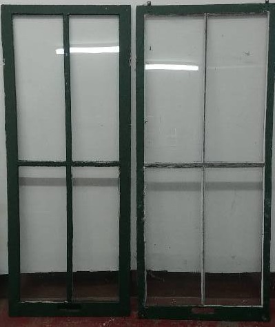 lot 116 image: 117yr Old Home Antique Leaded Glass Units