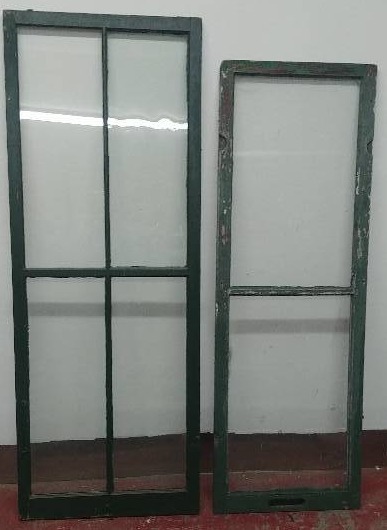 lot 118 image: 117yr Old Home Antique Leaded Glass Units