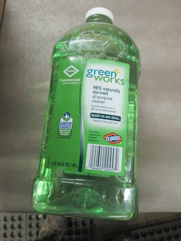 lot 72 image: 6- 2 qt Bottles Green Works All-Pur...