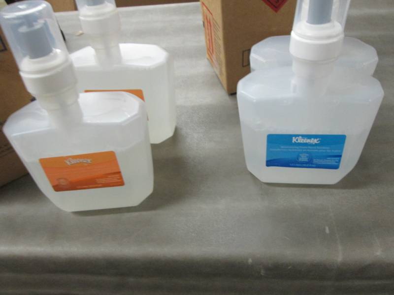 lot 81 image: 2 Kleenex Foam Hand Sanitizer Refil...
