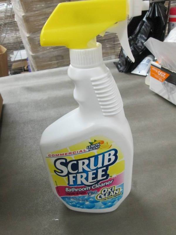 lot 84 image: 2 Bottles Scrub Free Bathroom Clean...