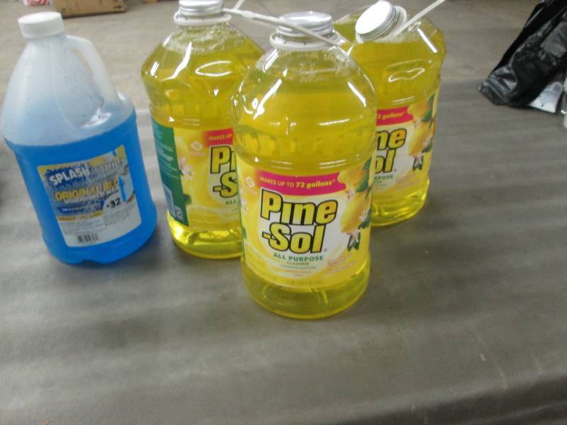 lot 96 image: 3- 1.12 Gal Bottles Pine-Sol All Pu...