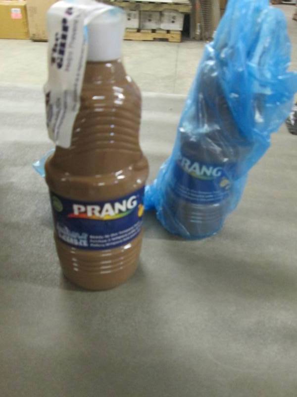 lot 101 image: 15- 16 oz bottles Prang Brown Tempu...