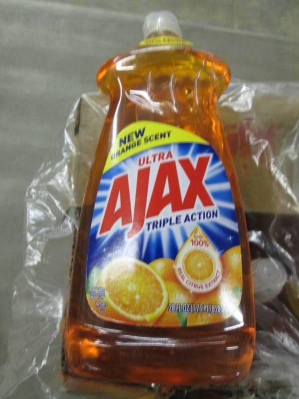 lot 109 image: 9- 28 fl oz Ajax Dish Soap Retail $...