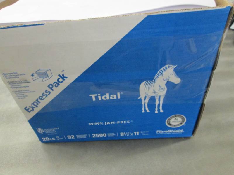 lot 120 image: Open Box Tidal 20 lb Paper...