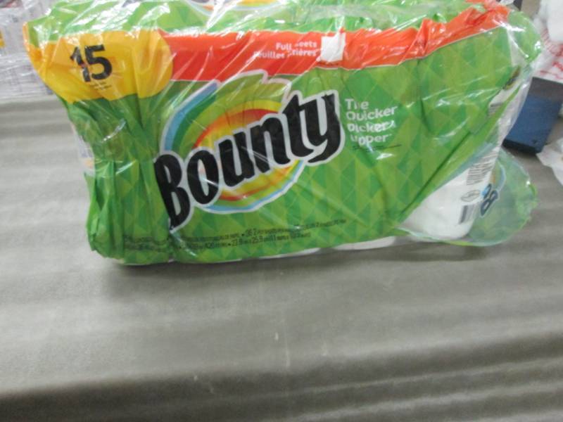 lot 123 image: 15 Regular Rolls Bounty Full Sheets...