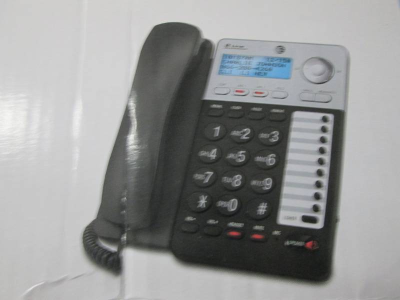 lot 127 image: AT&T ML17929 2-Line Corded Phone wi...