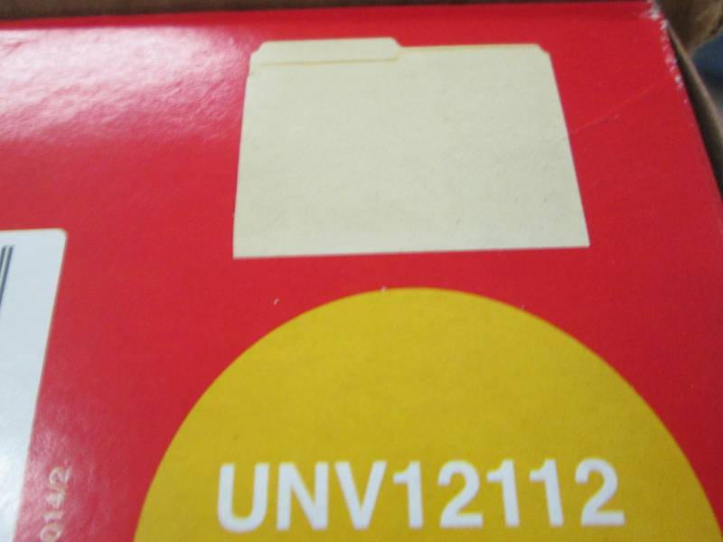 lot 145 image: 5 Boxes of Universal Top Tab File f...