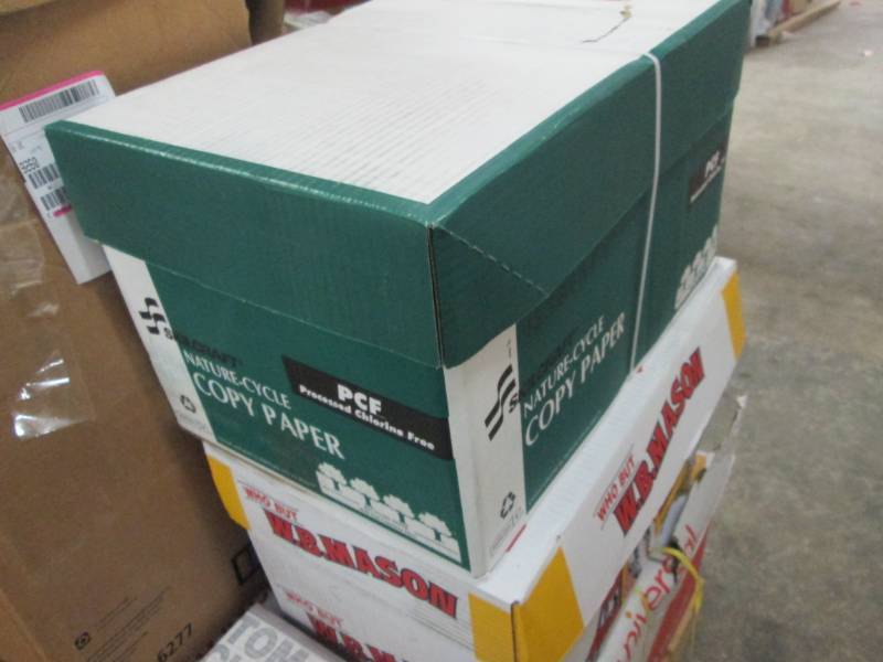 lot 168 image: Case of Skilcraft 8.5x11 Copy Paper...