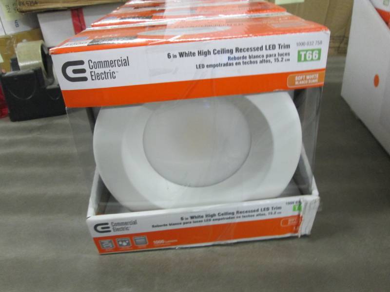 lot 185 image: Lot of 4 Commercial Electric 6 in. ...