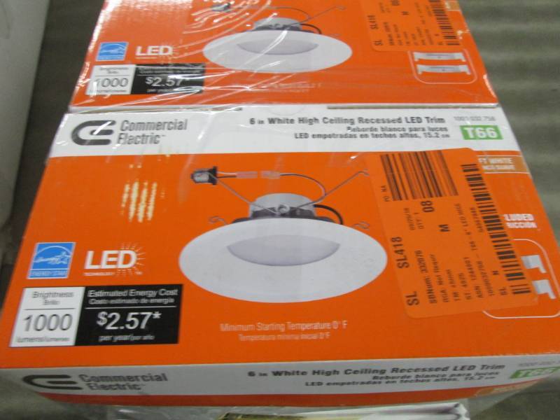 lot 186 image: Lot of 4 Commercial Electric 6 in. ...