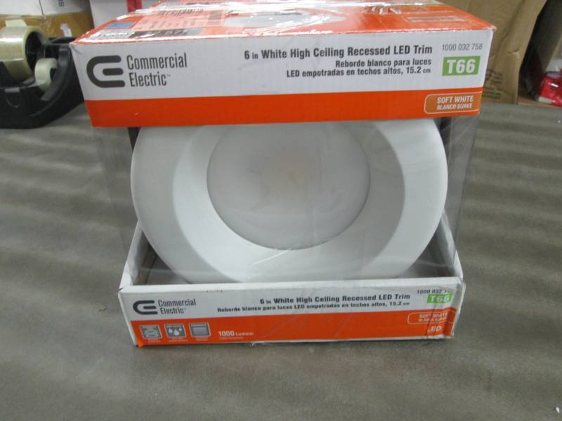 lot 188 image: Lot of 4 Commercial Electric 6 in. ...
