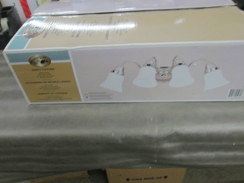 lot 192 image: Hampton Bay Vanity Light open box R...