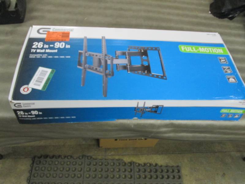lot 198 image: Commercial Light Full Motion TV Wal...