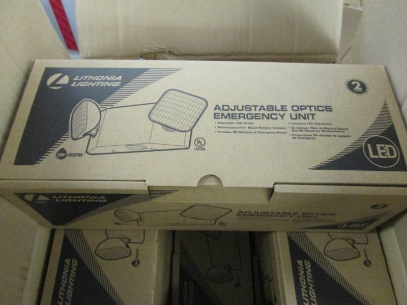 lot 202 image: Lot of 6 Lithonia Lighting 2-Light ...