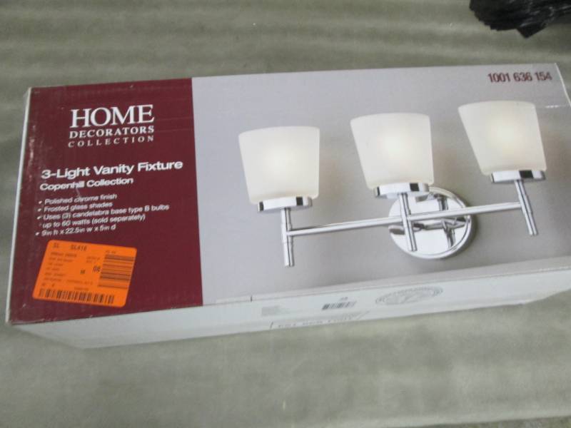 lot 212 image: Home Decorators Collection 3-Light ...