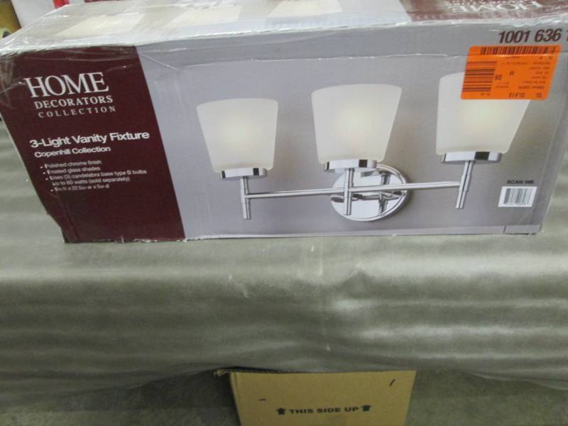 lot 227 image: Home Decorators Collection 3-Light ...