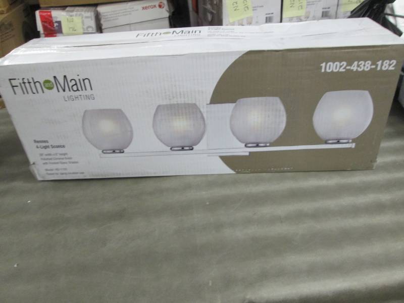 lot 250 image: Fifth & Main Lighting Rennes 4-Ligh...