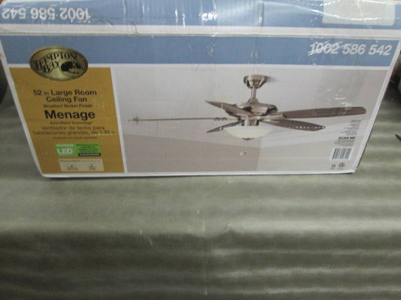 lot 270 image: Hampton Bay Menage 52 in. Integrate...
