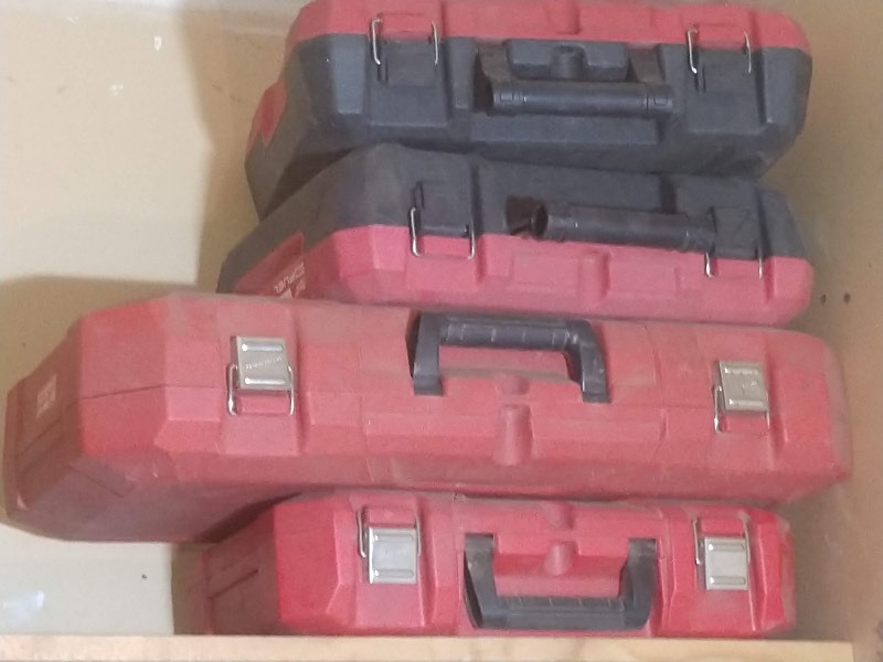 lot 75 image: Lot of Milwaukee Tool Cases