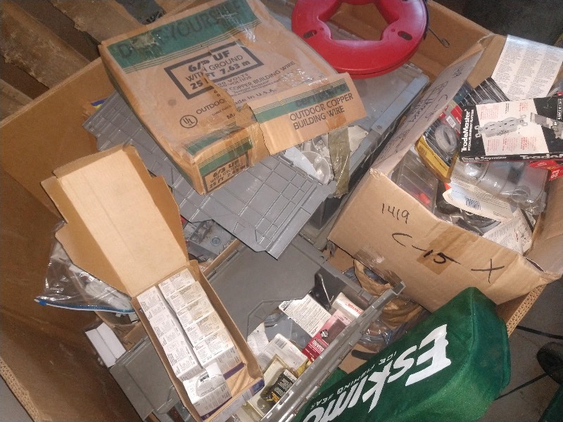 lot 92 image: Lot of Electrical Equipment, Outlets, Accessories and Milbank Type 3R Enclosure Meter Socket