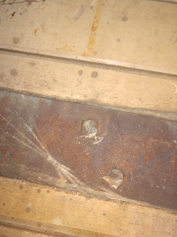 lot 113 image: Antique Heavy Duty Wood Walk-In Freezer Door