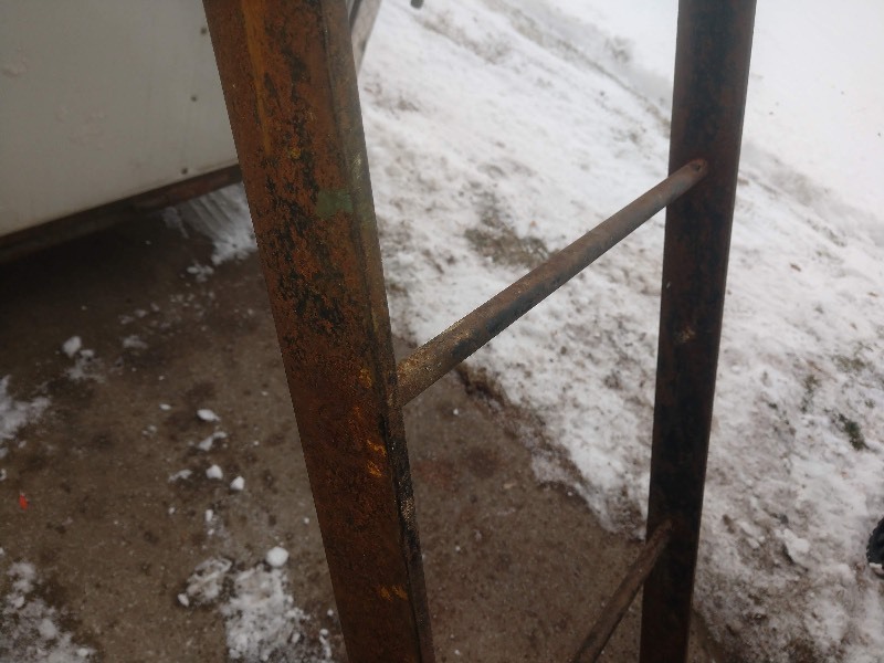 lot 132 image: Industrial Steel Ladder