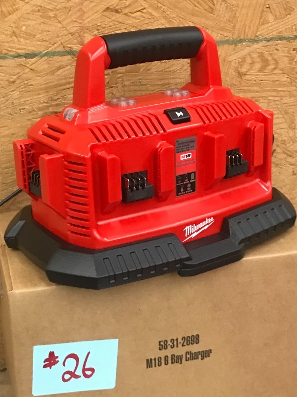 Milwaukee Six-Pack Battery Charger
