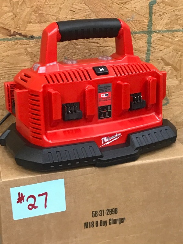 Milwaukee Six-Pack Battery Charger
